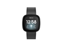 Hama 00086236, Band, Smartwatch, Svart, Fitbit, Versa 3, Sense, Läder