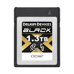 Delkin CFexpress Type B 4.0 BLACK (R3530/W3250) 1.3TB -muistikortti