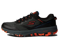 Skechers Men's GOrun Altitude Hiking Shoe with air-Cooled Foam Sneaker, Black Orange Blue, 11.5 UK