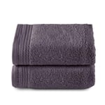 Top Towel - Premium - Large Bath Towels - Bath Towels -2 Hand Towels -50 x 100 cm - 100% Cotton - 600 g - Marengo