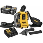 DeWalt - Aspirateur portable XR 18V 2Ah Li-Ion Brushless débit d'air maxi 9 l/sec avec coffret TSTAK