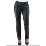 Pantalon Giorgio  Pantalon Giorgio slim wody en cuir ref 33425 noir