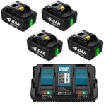 Makita LXT-batteri, 18V, 60Ah kapacitet, Li-ion-teknik, 2 set 60