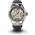 Locman Montre Hommes Montecristo Skeleton Automatique Squeletté Inserts Rosè