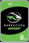 BarraCuda, 8 To, disque dur interne, SATA 6 Gbit/s, 3,5 pouces, 5 400 tr/min, 256 Mo de cache pour PC de bureau (ST8000DM004).[G621]