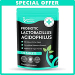 Probiotic Lactobacillus Acidophilus - 120 Tablets 550 Million Live Cultures UK