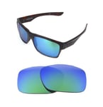 NEW POLARIZED GREEN REPLACEMENT LENS FOR OAKLEY TWO FACE SUNGLASSES