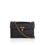 Kurt Geiger London Womens Leather Kgl Brixton Lock Bag - Black Leather (archived) - One Size