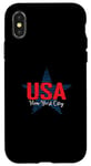 Coque pour iPhone X/XS États-Unis New York City Star