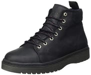 U.S. POLO ASSN. Homme Nevio Leather Plat Oxford, Blk, 41 EU