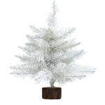 Fééric Lights And Christmas - Sapin de table artificiel Blanc h 25 cm - Feeric Christmas - Blanc