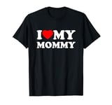 I Love My Mommy Heart Family T-Shirt