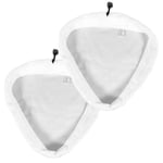 2 x Cloths Covers Pads Fit Wolf 1500W Super H2OT 10 in 1 Steam Cleaner