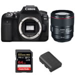 Canon EOS 90D + EF 85mm f/1.4L IS USM + SanDisk 64GB Extreme PRO UHS-I SDXC 170 MB/s + LP-E6N | Garantie 2 ans