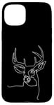 Coque pour iPhone 15 Plus Cerf One Line