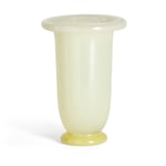 HAY Empire vase Medium Lime yellow-dark lime