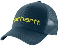 Carhartt Carhartt Canvas Mesh-Back Logo Graphic Cap Night Blue OFA, Night Blue