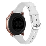 Slim Läderarmband Samsung Galaxy Watch Active 2 44mm vit