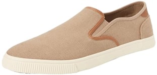 TOMS Homme Baja Basket, Dune Heritage Toile synthétique avec Bordure en Nubuck, 40.5 EU