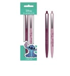 Official Disney Lilo & Stitch 2 Pack Pen Set Ballpoint Pens Gift Boxed Black ink