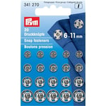 Prym tryckknappar 6-11 mm Silverfärgade