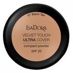 IsaDora Velvet Touch Ultra Cover Compact Power SPF 20 67 Warm Tan