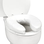 DMI Siège de Toilette surélevé, rehausseur de siège de Toilette, Coussin de siège éligible FSA HSA et Housse de siège de Toilette pour Ajouter Un Rembourrage supplémentaire au siège de Toilette Tout