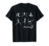 Funny Yoga Tee Skeleton Yoga Namaste for Men Women T-Shirt