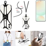 Mobile phone strap for Samsung Galaxy S24 FE Cell phone ring Lanyard