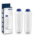 2 X Delonghi Genuine Coffee Machine Water Filter DLSC002 5513292811 SER3017