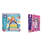 Janod - Coffret Mosaïques Princesses et Fées - les Ateliers du Calme - Kit Loisir Créatif Enfant & Coffret Mosaïques en Mousse Poneys et Licornes - les Ateliers du Calme - Kit Loisir Créatif