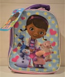 DOC McSTUFFINS ZIPPED LUNCH BAG WITH CARRY HANDLE PHILBERT CHILLIE LAMBIE HALLIE