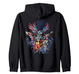 Marvel Mech Strike: Mechasaurs Avengers Mechs Versus Ultron Zip Hoodie