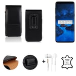 Vertical holster + headphones for Samsung Galaxy S9 Belt Pouch Protective