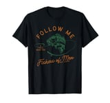 Follow Me Fishers Of Men, Vintage Men's Bible Christian T-Shirt