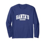 Christmas Santa's Favorite, Claim Your Spot On the Nice List Long Sleeve T-Shirt