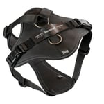 Julius-K9 Longwalk Light hundesele med sporingsveske - svart - Størrelse M: Brystomkrets 56 - 76 cm