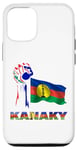 Coque pour iPhone 15 Le drapeau Kanaky de la fierté et du courage de la Nouvelle-