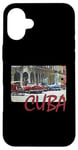 Coque pour iPhone 16 Plus Cuba Fine Art Vintage Car Street Scène