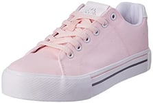 Kappa Femme Tudy Canvas Wo Basket, Rose Clair Blanc, 37 EU