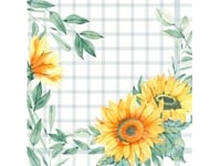 Serviet Dunisoft Airlaid 40X40 Cm Sunflower Day,6 Pk X 60 Stk/Krt