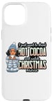 Coque pour iPhone 15 Plus Film de Noël sur le chocolat chaud, drôle, mélanine, femmes, filles noires