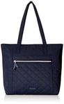 Vera Bradley Women's Performance Twill Vera Tote Bag Handbag, Classic Navy, One Size