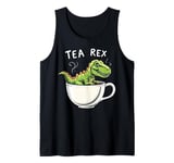 Tea Rex T-Rex Tea Lover Dinosaur Pun Tank Top