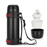 2L Vacuum Bottle High Capacity Travel Pot Portable Stainless Steel Flask