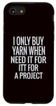 iPhone SE (2020) / 7 / 8 I Only Buy Yarn When I Need It For A Project Knitting Case