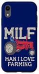 iPhone XR MILF Man I Love Farming Farm-Life Quote Tractor Crop Driver Case