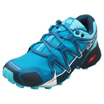 Salomon Speedcross Vario 2 Womens Running Trainers in Blue - 4 UK