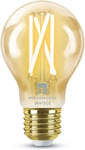 4lite Wiz Connected Smart LED Bulb Amber Filament A60 E27 Screw Fitting WiFi