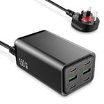 USB C Charger,150W Multi USB Charger,Type C Charger,6-Port GaN Charger USB C Fast Charger,Portable USB Charging Station Travel Charger Compatible with MacBook Pro/Air,Laptop,iPad,iPhone 14/13,Galaxy